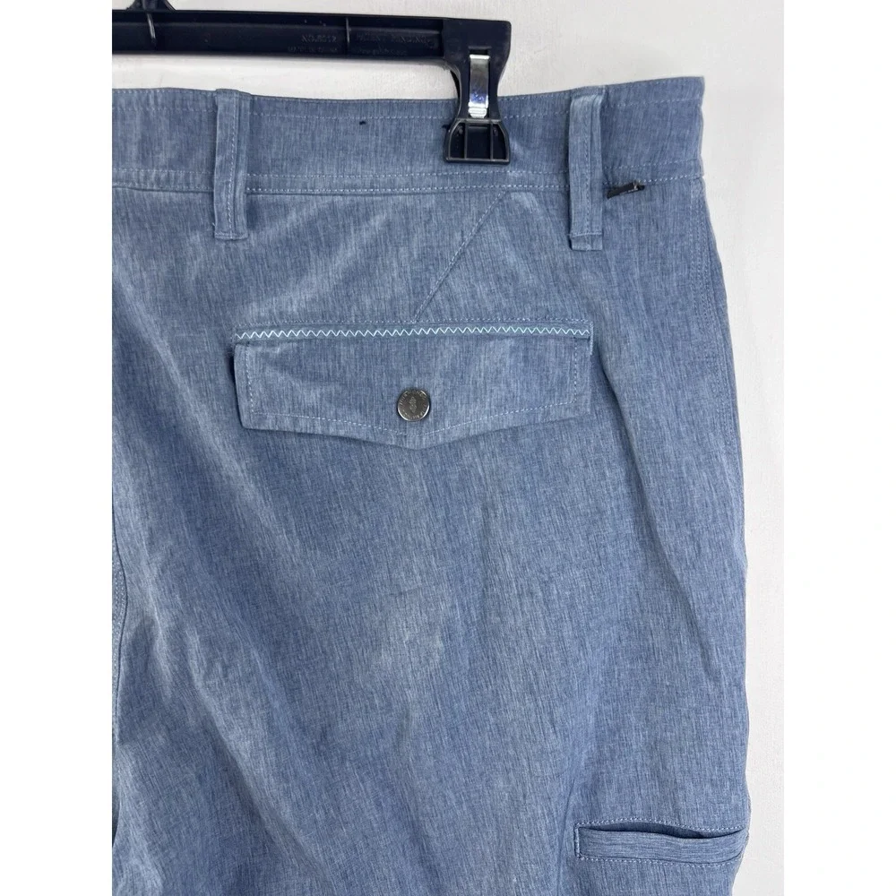 7 Diamonds Shorts Mens 36 Blue Velocity Performance Moisture Wicking Golf Travel